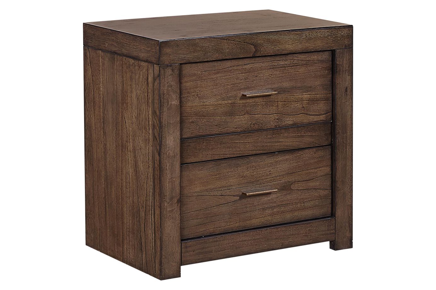 Aspen Home Modern Loft 2 Drawer Nightstand w/Power image number 1