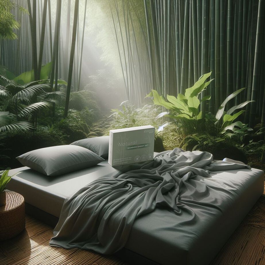 iSleep Shop Natural Bamboo Sheet Set image number 0