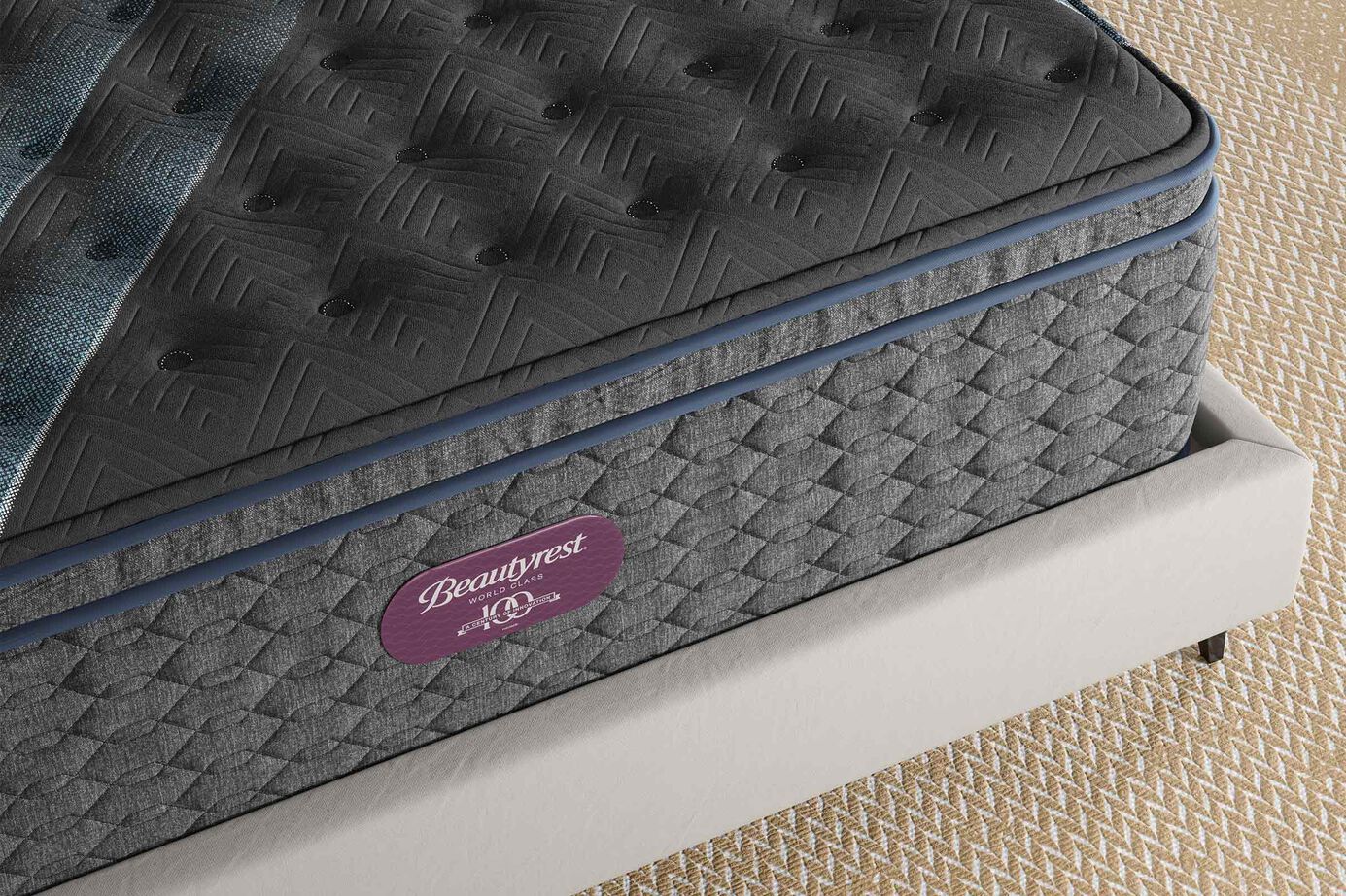 Beautyrest World Class Level 4 Firm Pillow Top Mattress 16.25" image number 3