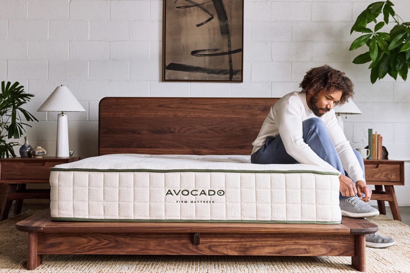 Avocado Green Hybrid Firm Mattress 11.5" image number 6