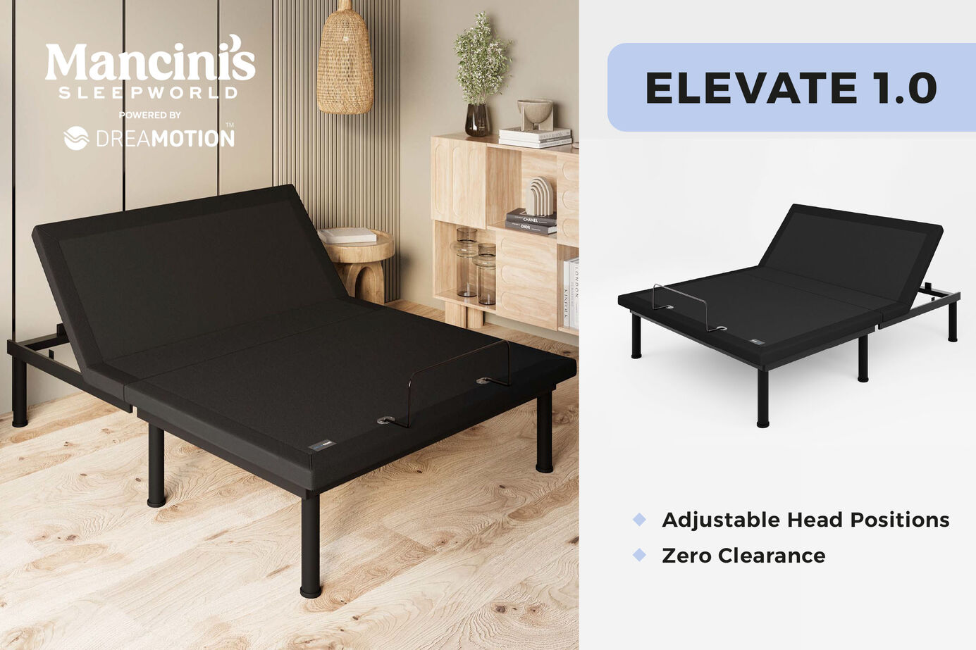 Sleep Partner ZZZ Elevate 1.0 Adjustable Base image number 2