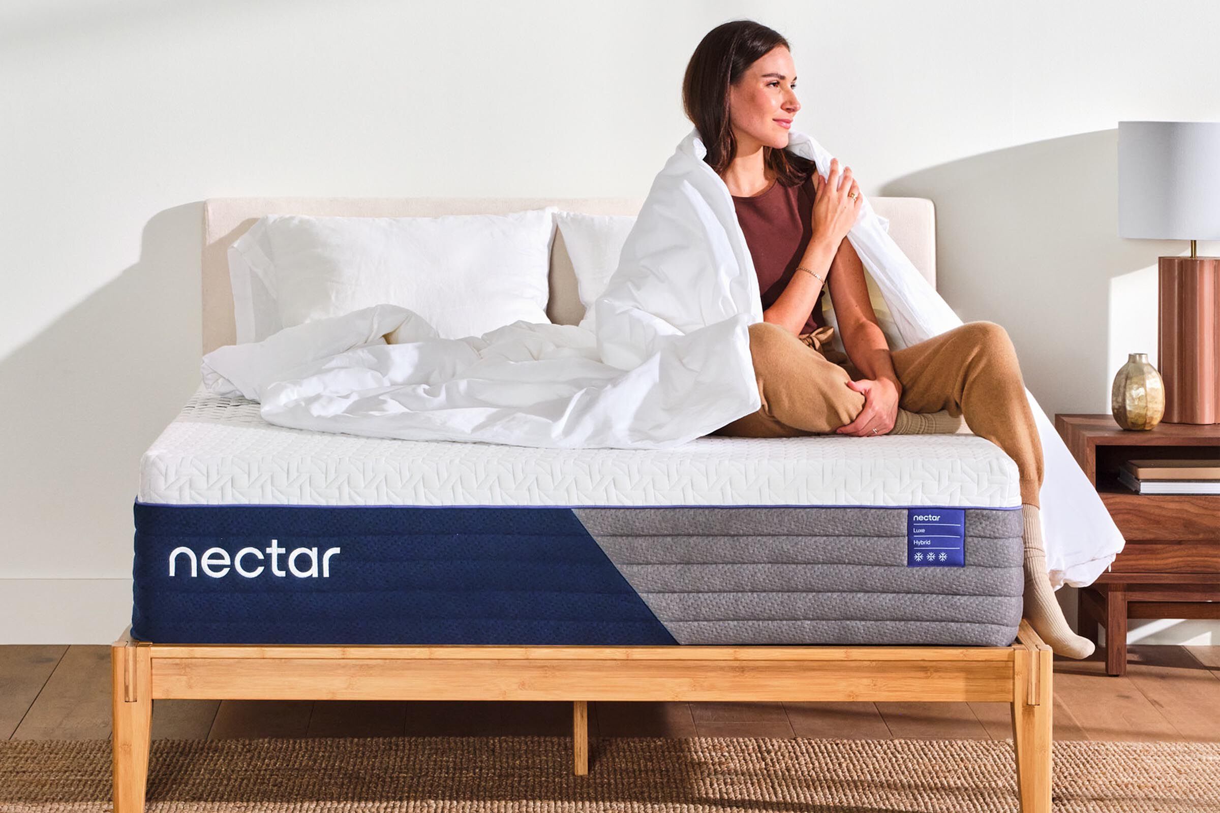 マットレス USA Nectar Luxe Hybrid Luxury Firm Mattress 14