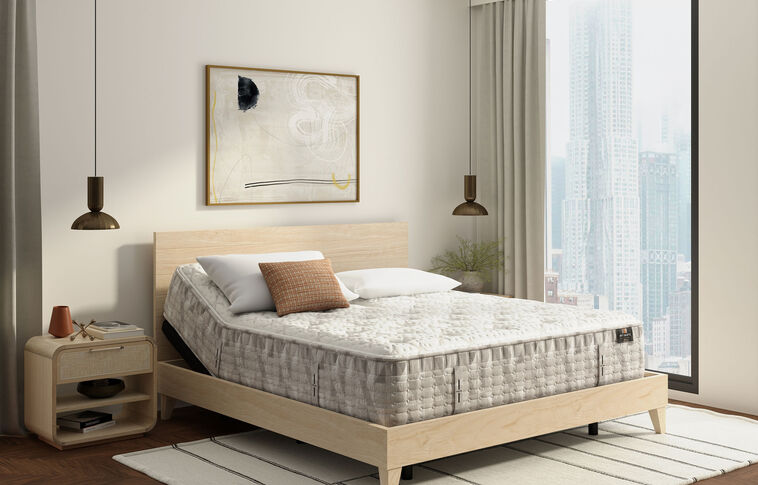 King Koil Intimate Handcrafted Culver Firm Euro-Top Mattress 15" image number 4