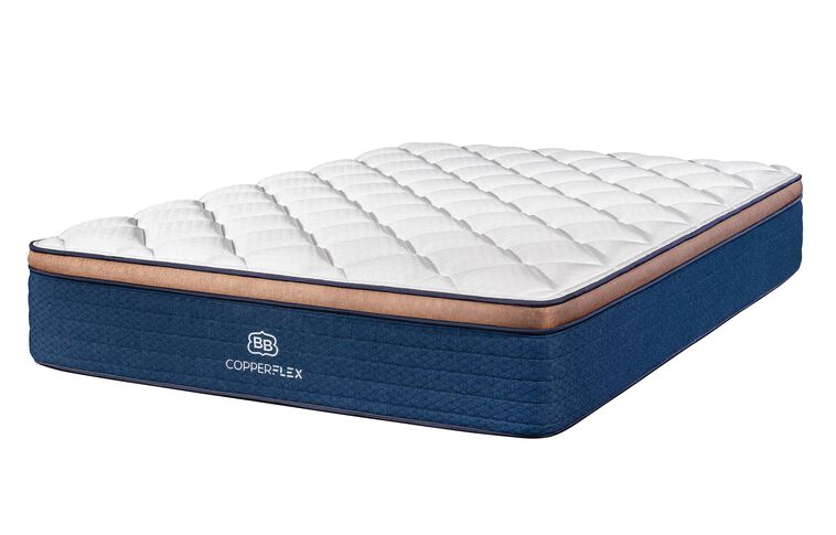 Brooklyn Bedding CopperFlex Pro Hybrid Medium Euro-Top Mattress 14" image number 6