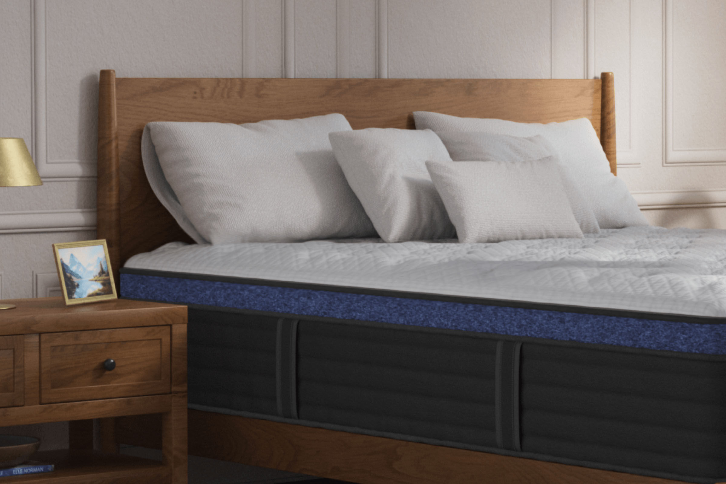 Helix Luxe Midnight Medium Euro-Top Mattress - Thumbnail 4