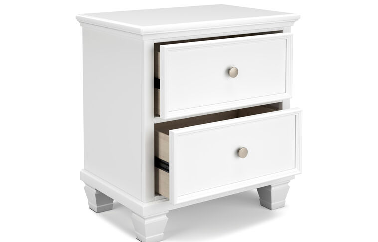 Signature Design Fortman 2 Drawer Nightstand image number 3