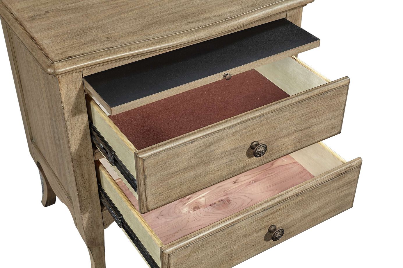 Aspen Home Provence 2 Drawer Nightstand image number 2