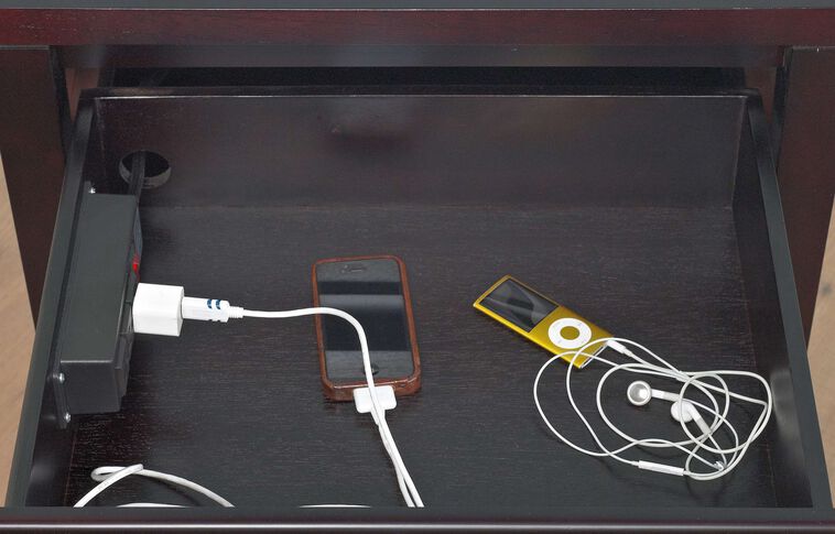 Modus Nevis Nightstand with Power Outlet image number 1