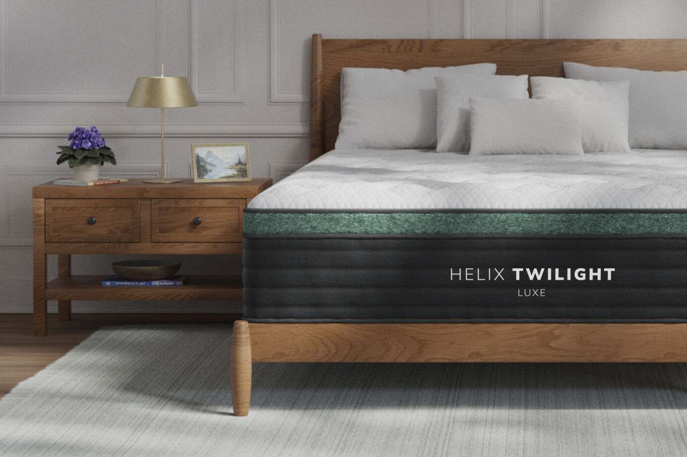Helix Luxe Twilight Firm Euro-Top Mattress 13.5" image number 7