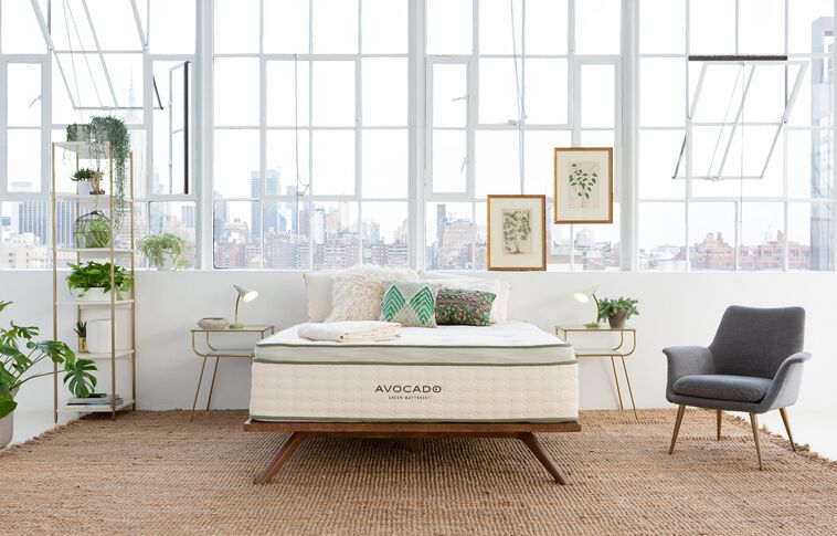 Avocado Green Hybrid Pillow Top Mattress 13" image number 0