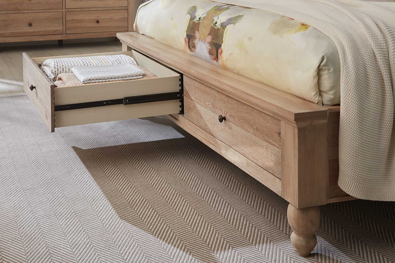 Aspen Home Cambridge Sleigh Bed with Storage image number 3