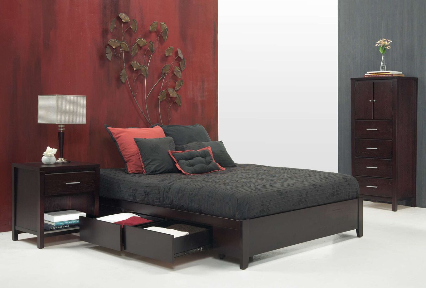 Modus Nevis Simple Platform Bed Complete image number 1