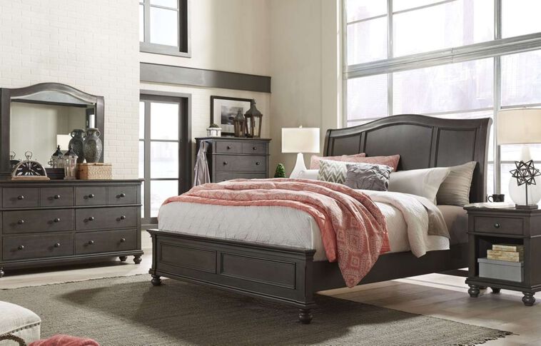 Aspen Home Oxford Sleigh Bed image number 0