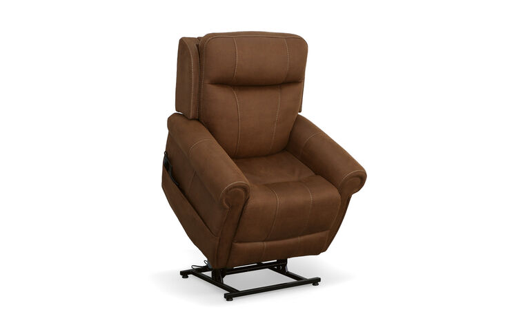 Flexsteel Stewart Power Lift Recliner with Power Headrest and Lumbar image number 5