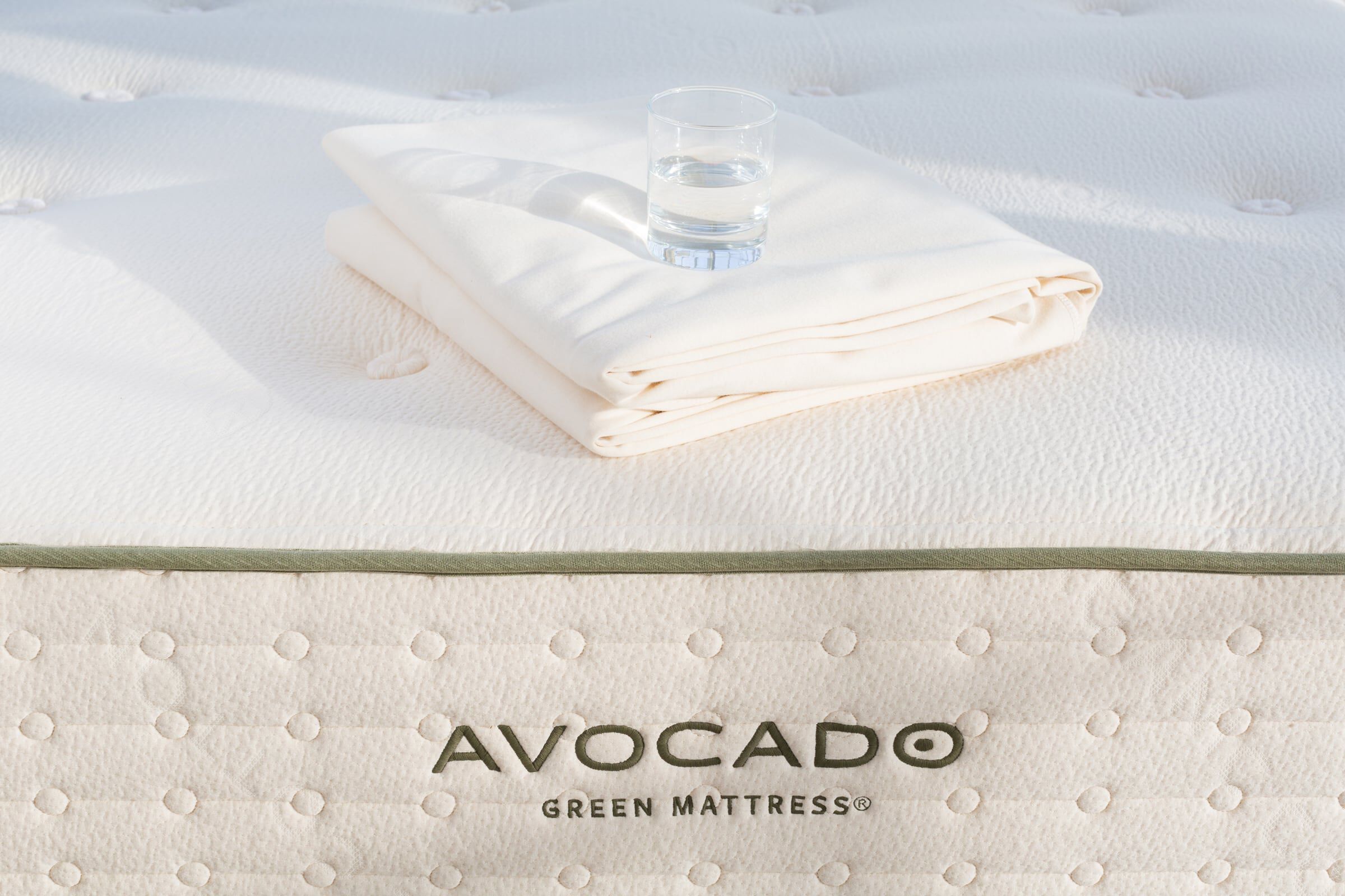Avocado Green Mattress Mattress Protector - Thumbnail 5