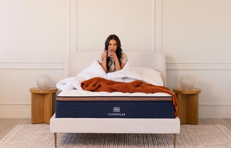 Brooklyn Bedding CopperFlex Pro Hybrid Medium Euro-Top Mattress 14" image number 2