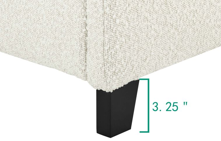 Legends Home Bridger Panel Boucle Bed Complete image number 6