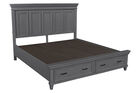 Aspen Home Caraway Panel Bed Complete with Storage