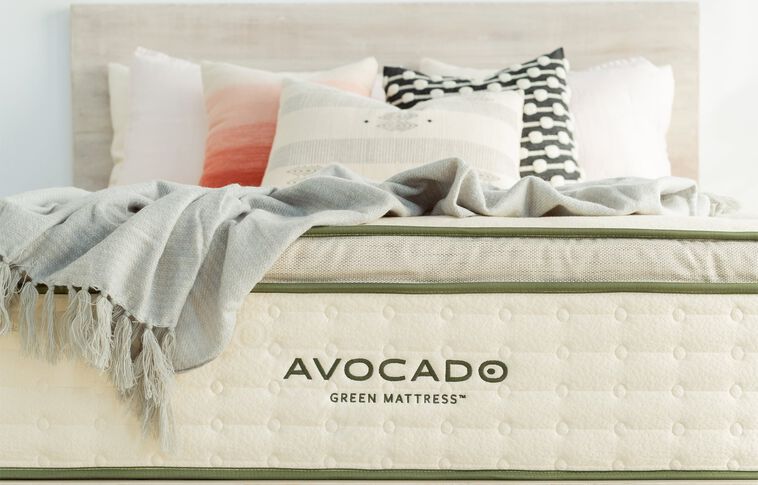 Avocado Green Hybrid Plush Pillow Top Mattress 13" image number 1