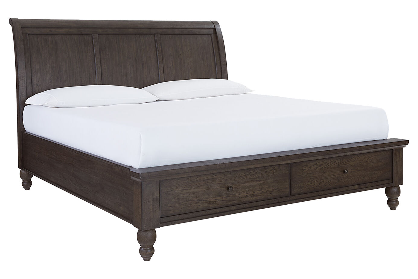 Aspen Home Cambridge Sleigh Bed with Storage image number 1