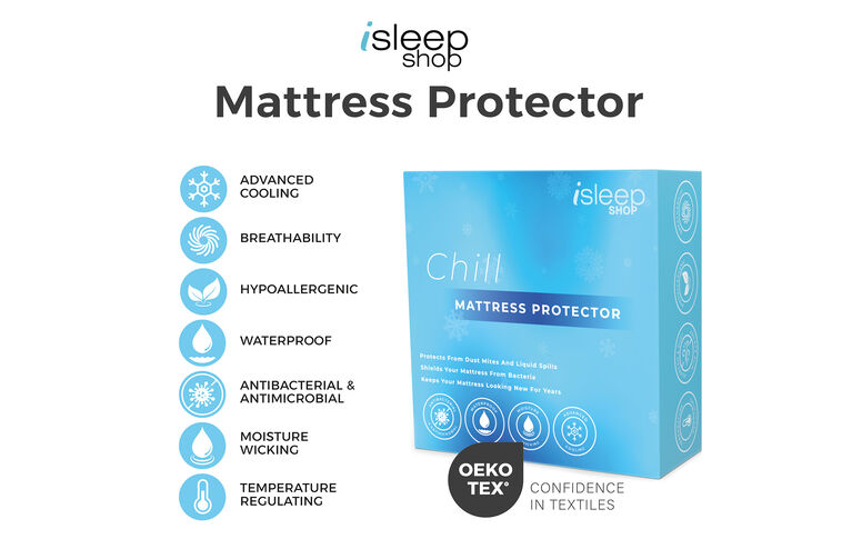 iSleep Shop Chill Cooling Mattress Protector image number 1