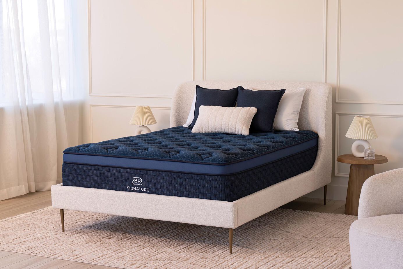 Brooklyn Bedding Signature Hybrid Cloud Medium Pillow Top Mattress 14" image number 5