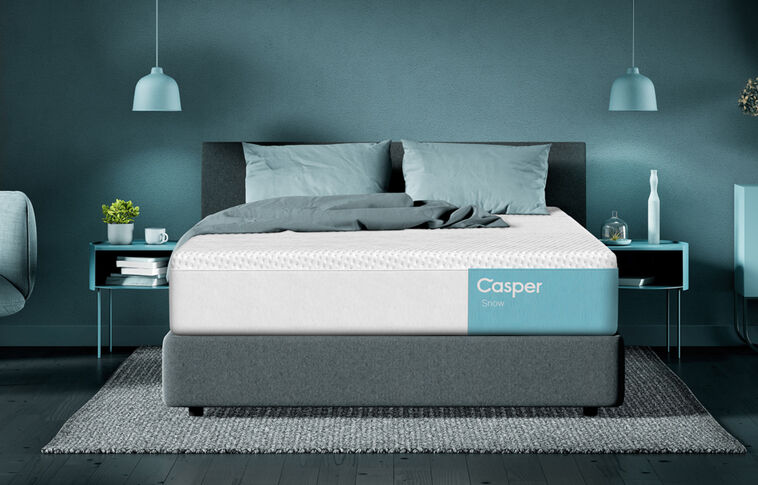 Casper Snow Medium Firm Mattress 12" image number 0