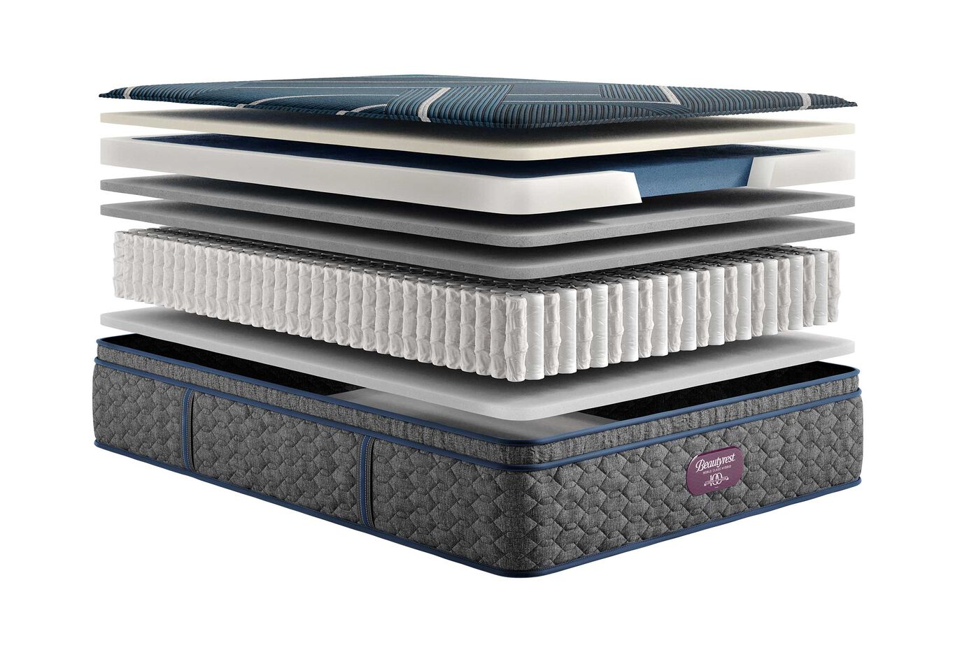 Beautyrest World Class Hybrid Level 4 Hybrid Medium Apex Pillow Top Mattress 14.25" image number 1