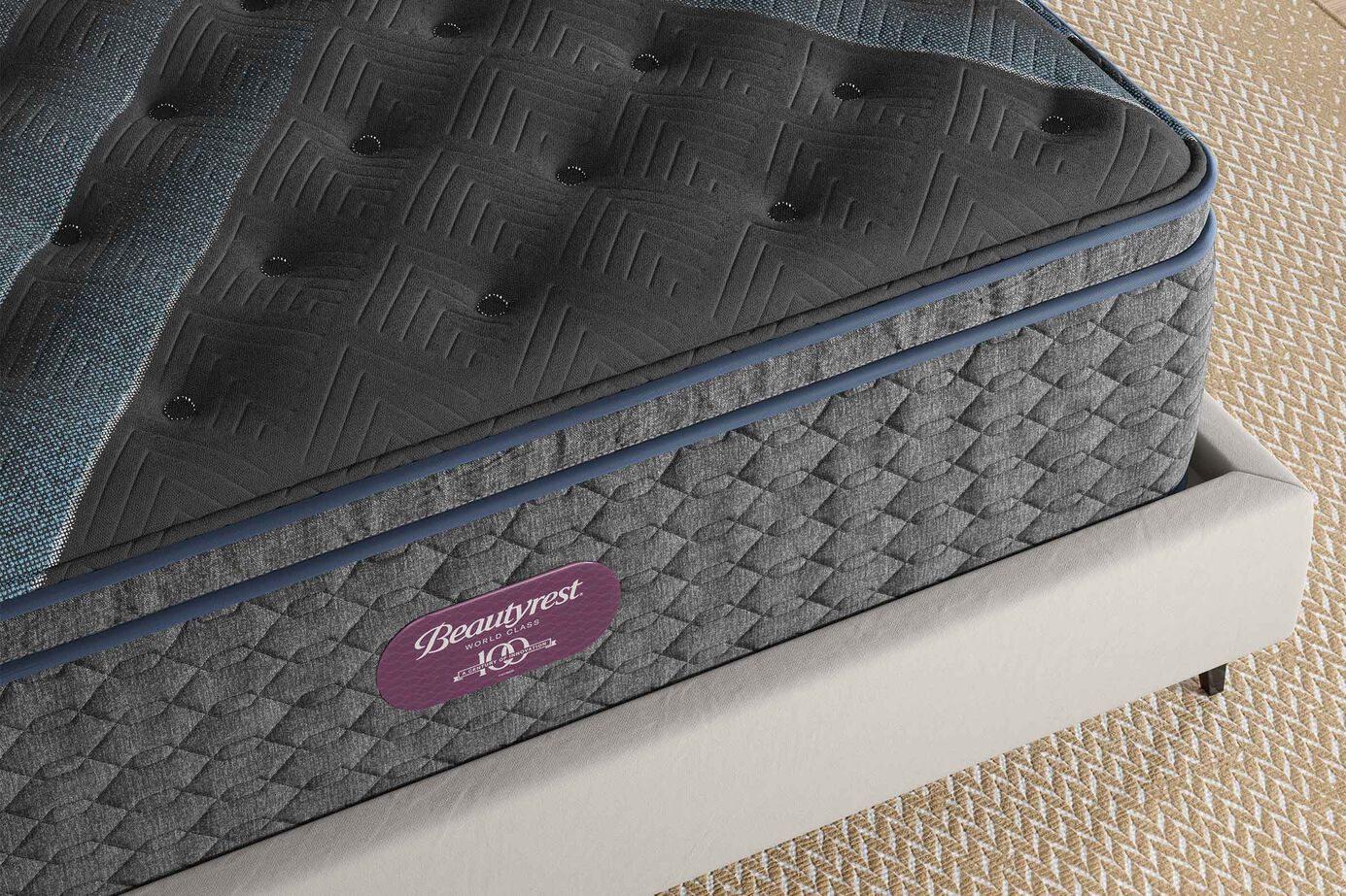 Beautyrest World Class Level 4 Plush Pillow Top Mattress 16.25" image number 2