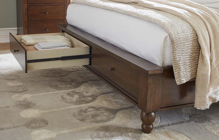 Aspen Home Cambridge Framed Panel Bed with Storage image number 3