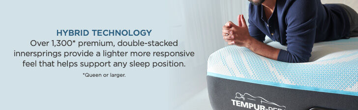 Tempur-Pedic TEMPUR-LuxeBreeze 2.0  Medium Hybrid Mattress 13"