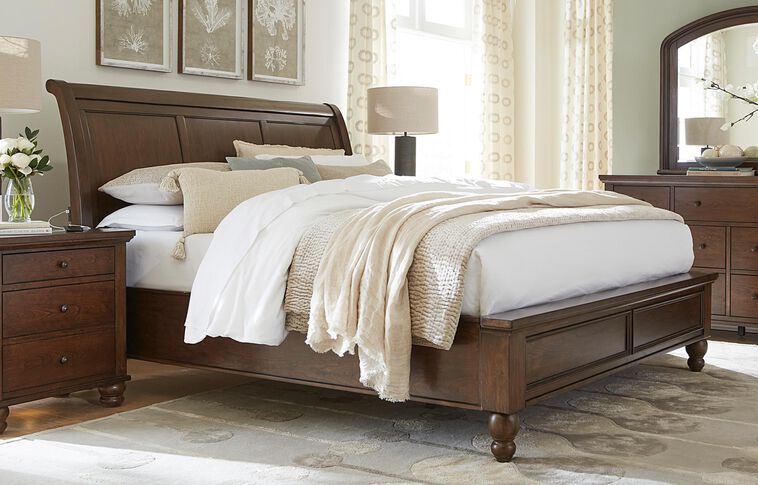 Aspen Home Cambridge Sleigh Bed image number 0