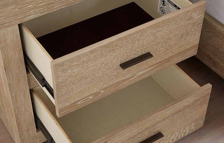 Aspen Home Modern Loft 2 Drawer Nightstand w/Power image number 2