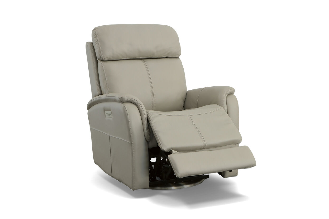 Flexsteel MOV 360 View Swivel Power Recliner w/Power Headrest And Lumbar image number 1