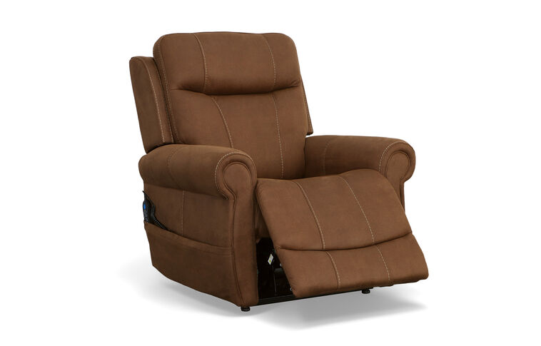Flexsteel Stewart Power Lift Recliner with Power Headrest and Lumbar image number 1
