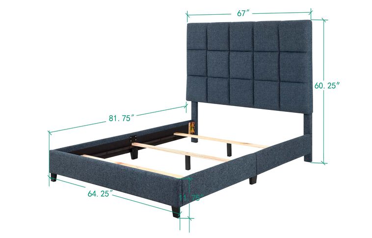 Legends Home Bridger Square Bed Complete image number 5