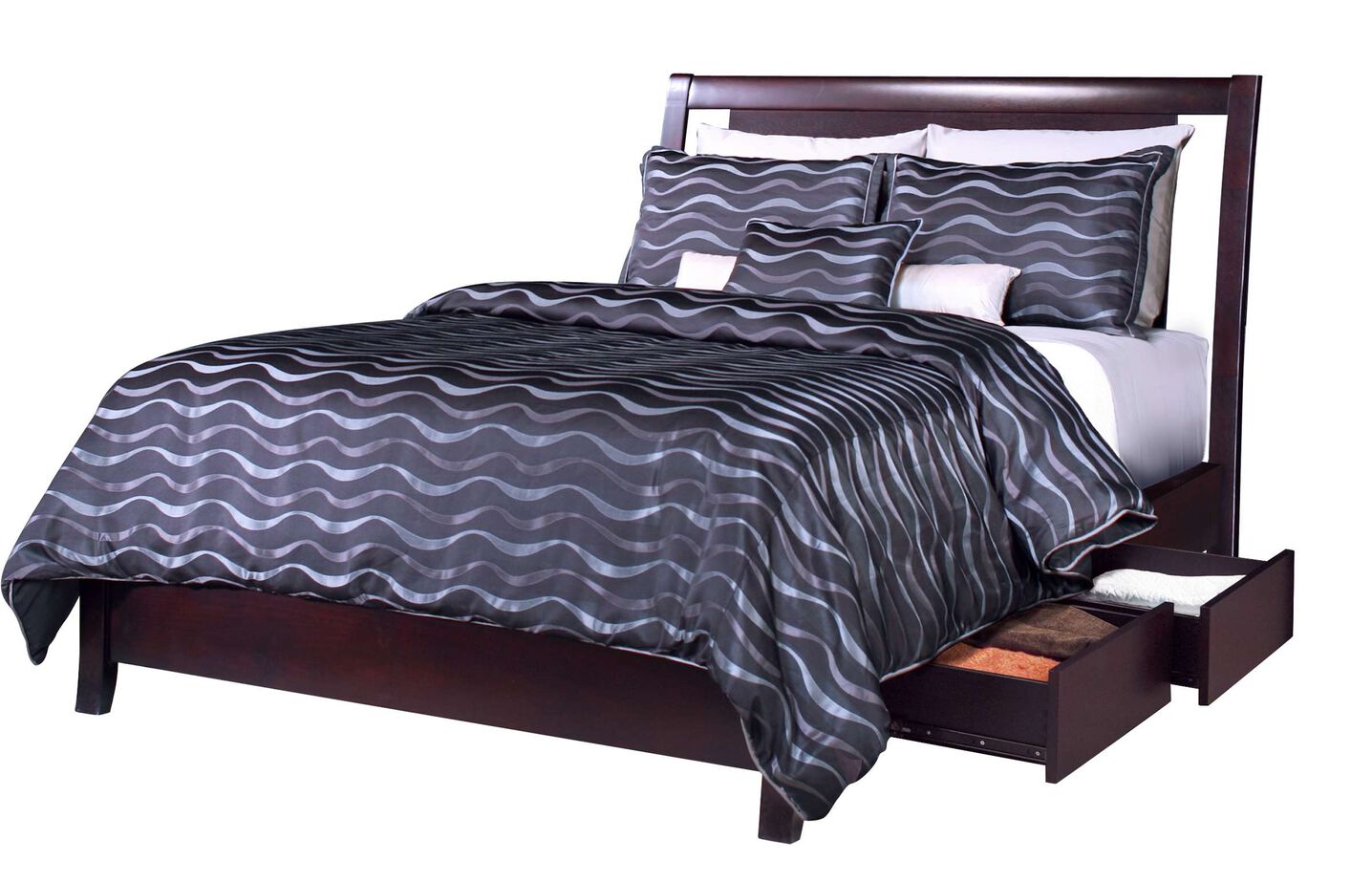 Modus Nevis Panel Storage Bed Complete image number 1