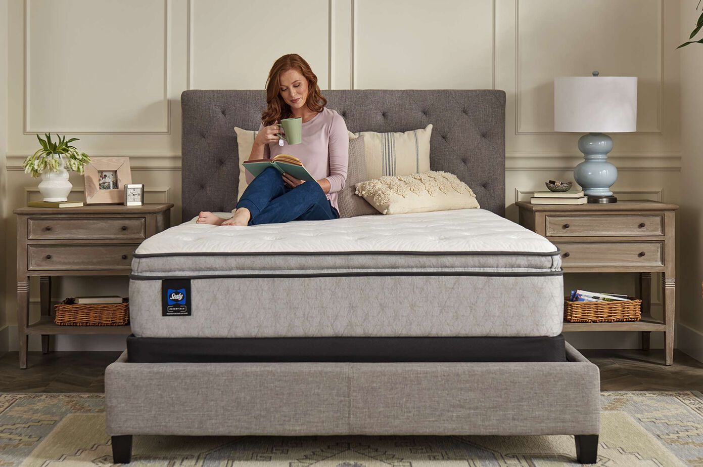 Sealy Essentials Winter Green Soft Pillow Top Mattress 12" image number 5