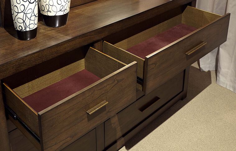 Aspen Home Modern Loft 6 Drawer Dresser image number 2