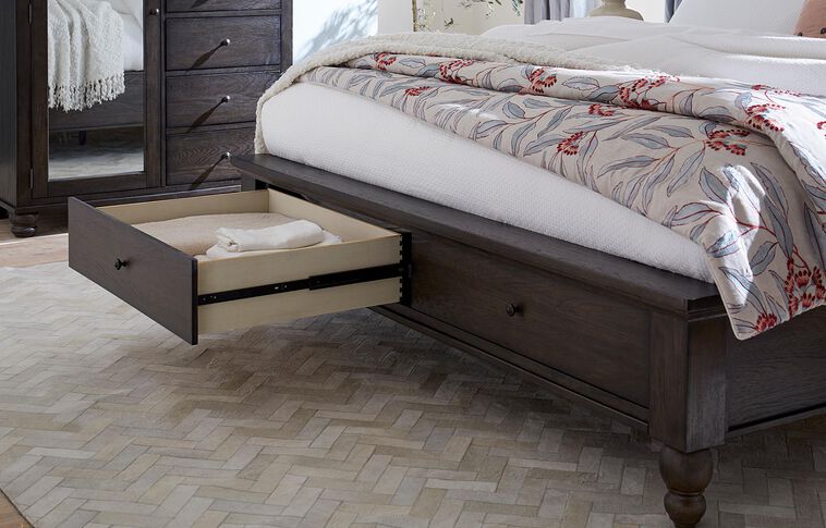 Aspen Home Cambridge Sleigh Bed with Storage image number 3