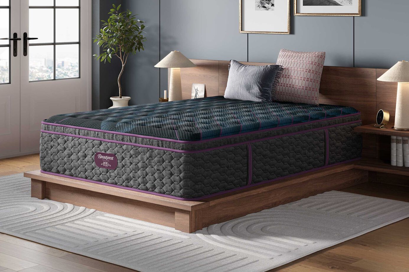 Beautyrest World Class Level 3 Medium Pillow Top Mattress 15.75" image number 0