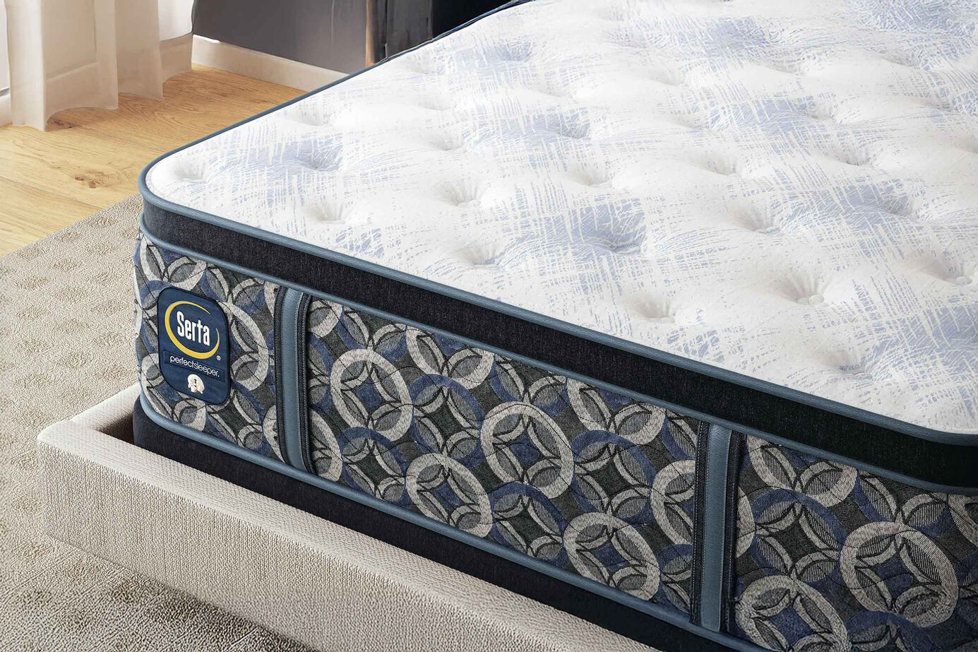 Serta Perfect Sleeper Cascade Range Plush Pillow Top Mattress 15" image number 8