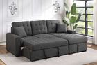 Homelegance McCafferty Sectional with pullout bed and hidden storage