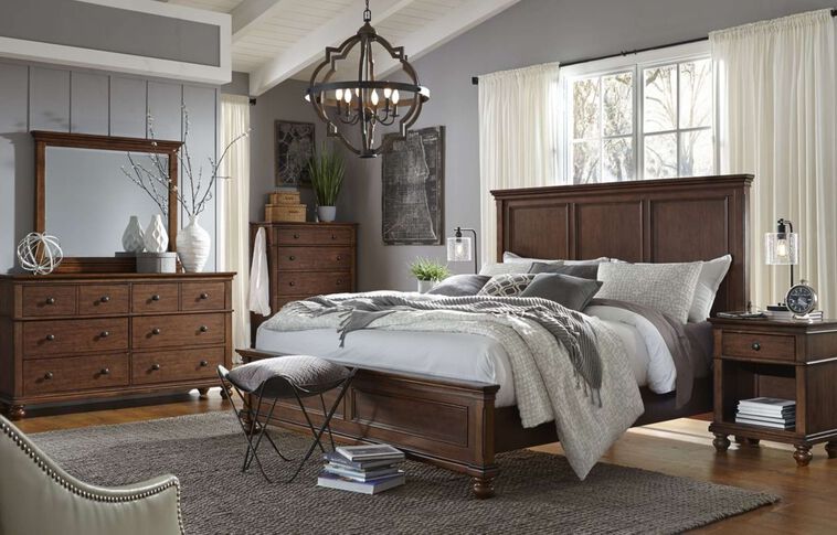 Aspen Home Oxford Panel Bed image number 0