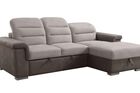 Homelegance Alfio Sectional with pullout bed and hidden storage