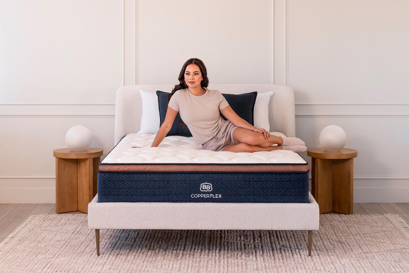 Brooklyn Bedding CopperFlex Pro Hybrid Medium Euro-Top Mattress 14" image number 0