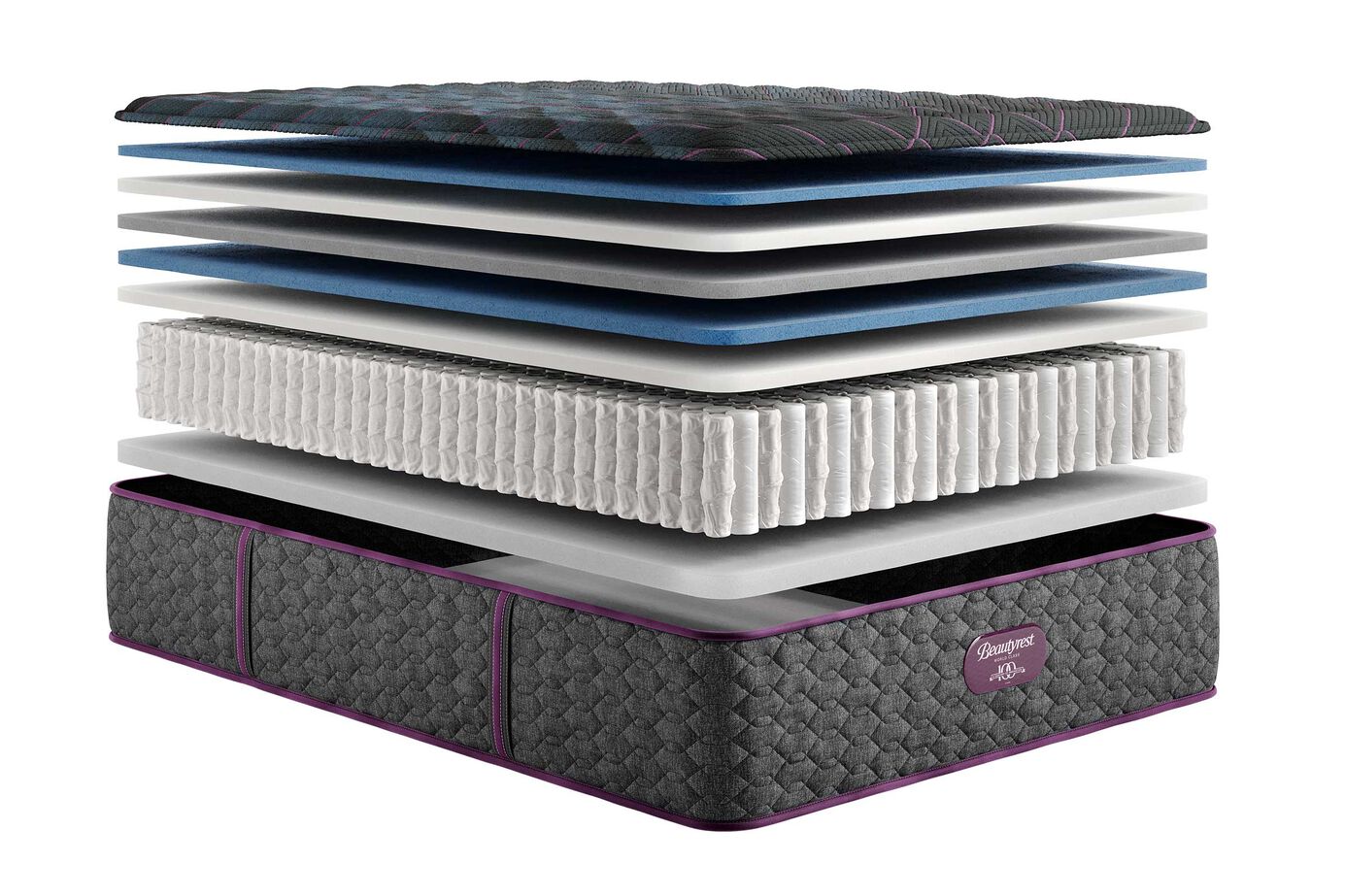 Beautyrest World Class Level 3 Medium Firm Mattress 14.5" image number 1