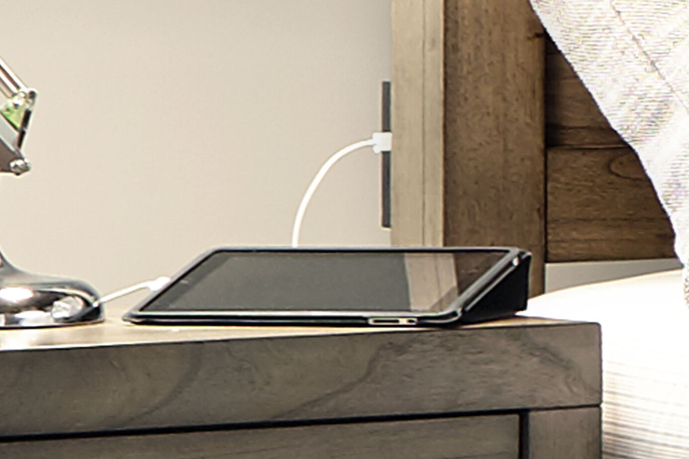 Aspen Home Modern Loft Panel Bed with Storage image number 2