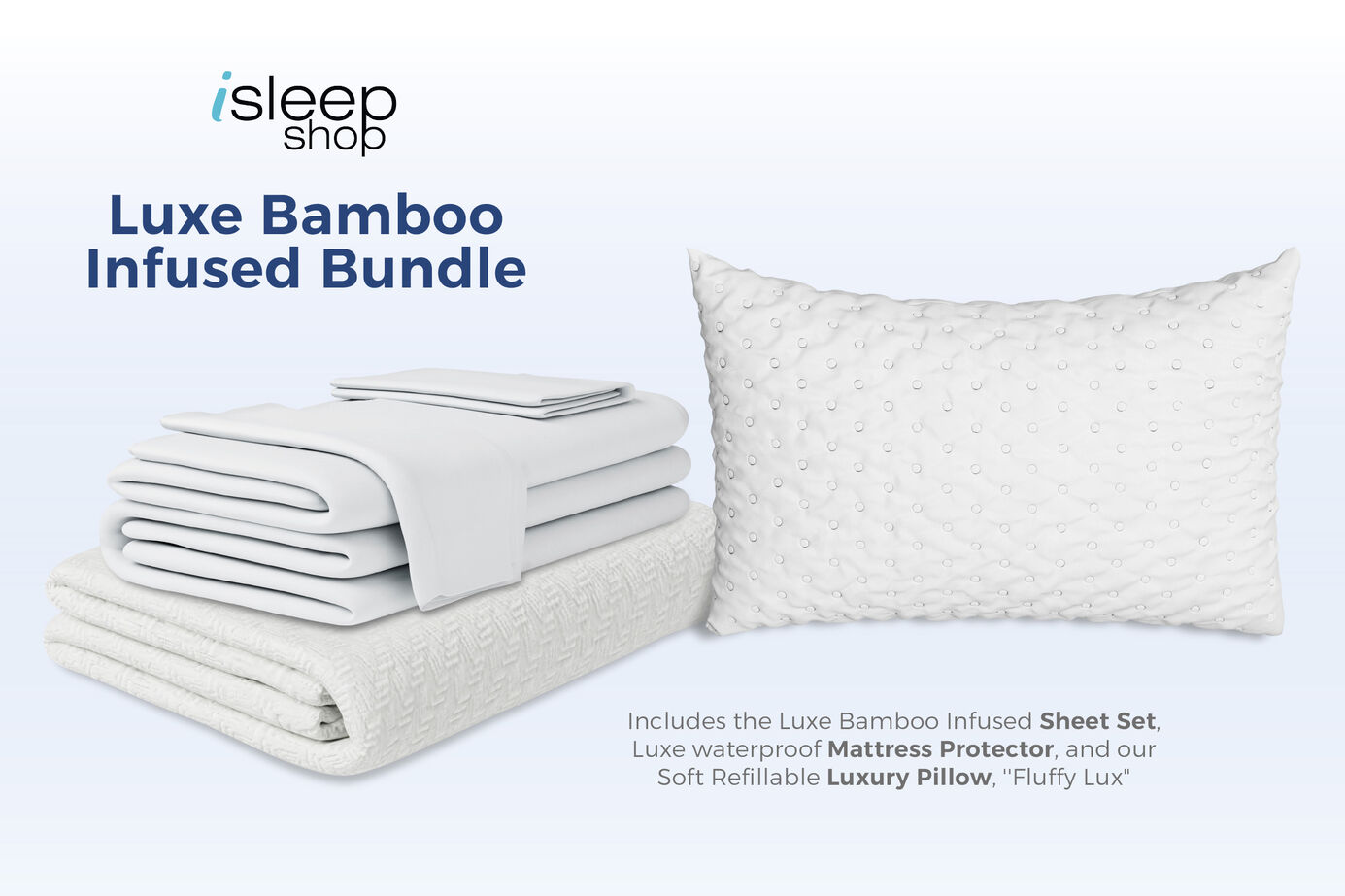 iSleep Shop Luxe Bamboo Infused Bundle image number 0
