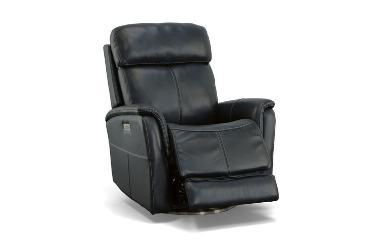 Flexsteel MOV 360 View Swivel Power Recliner w/Power Headrest And Lumbar image number 1